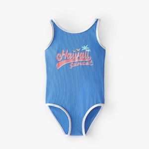 Zara one piece ribbed swimsuit girl size 5/6